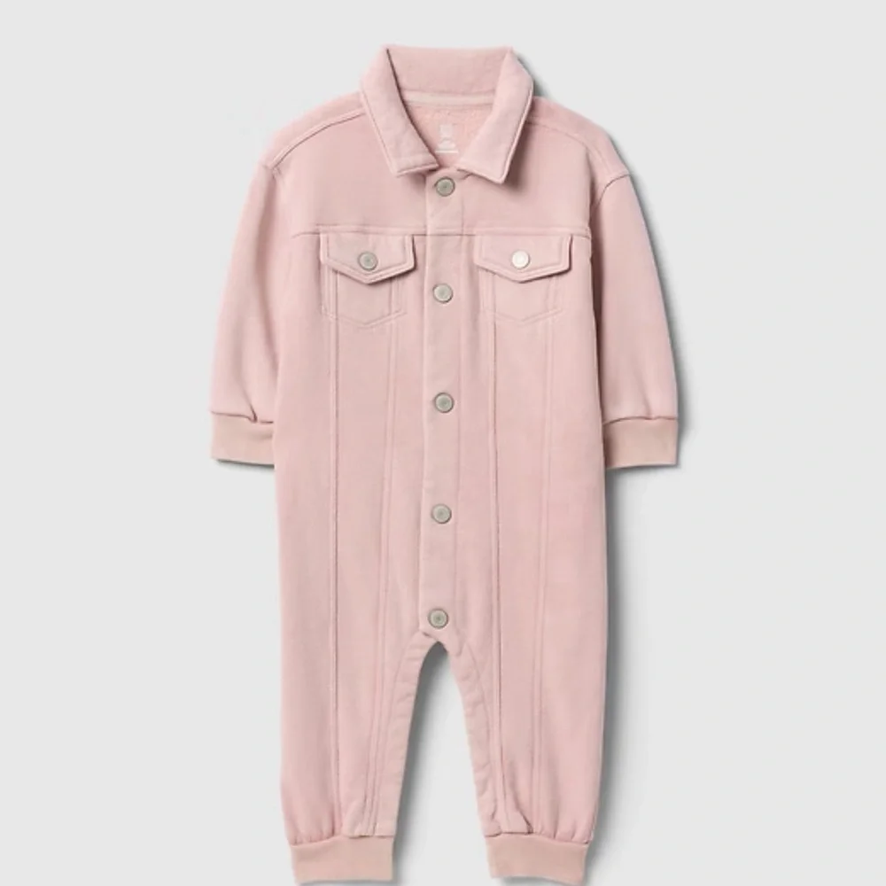 GAP Light Pink Kids vintage soft  One Piece